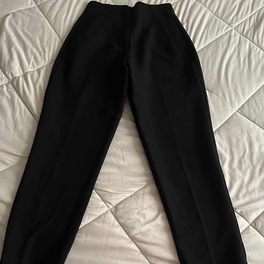 Black High-Waisted Trousers